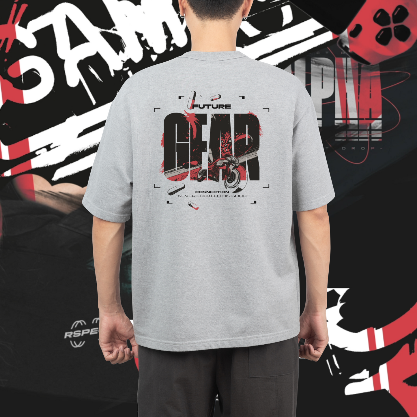 CAMISETA OVERSIZE FUTURE GEAR