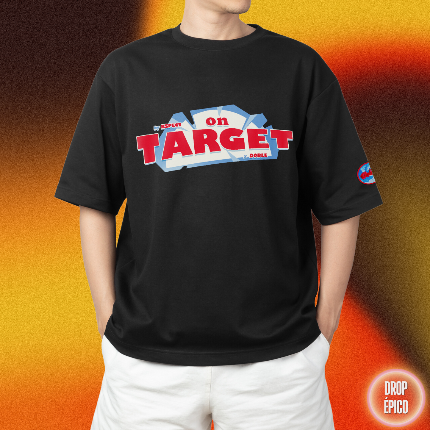 Camiseta Oversize Colab. DOBLE