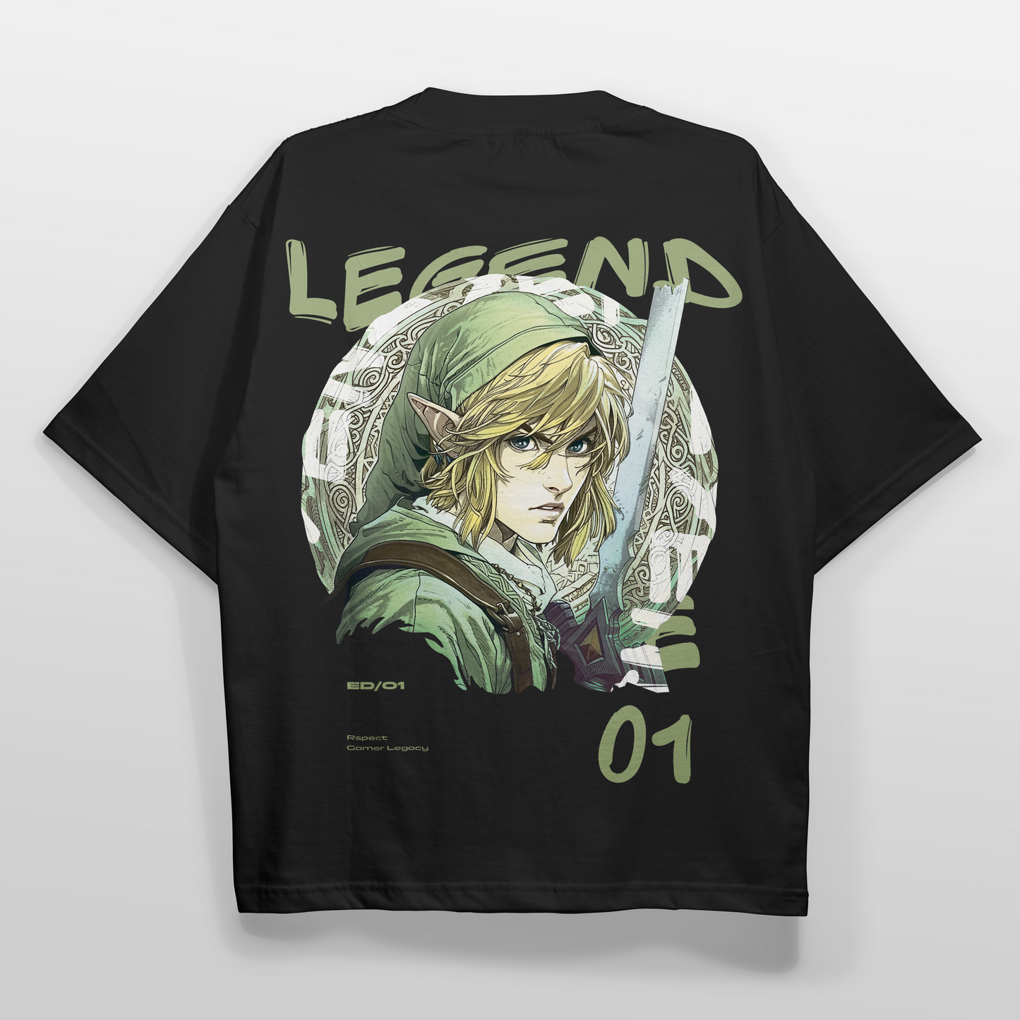 Oversize "Gamer Legacy 01" Black