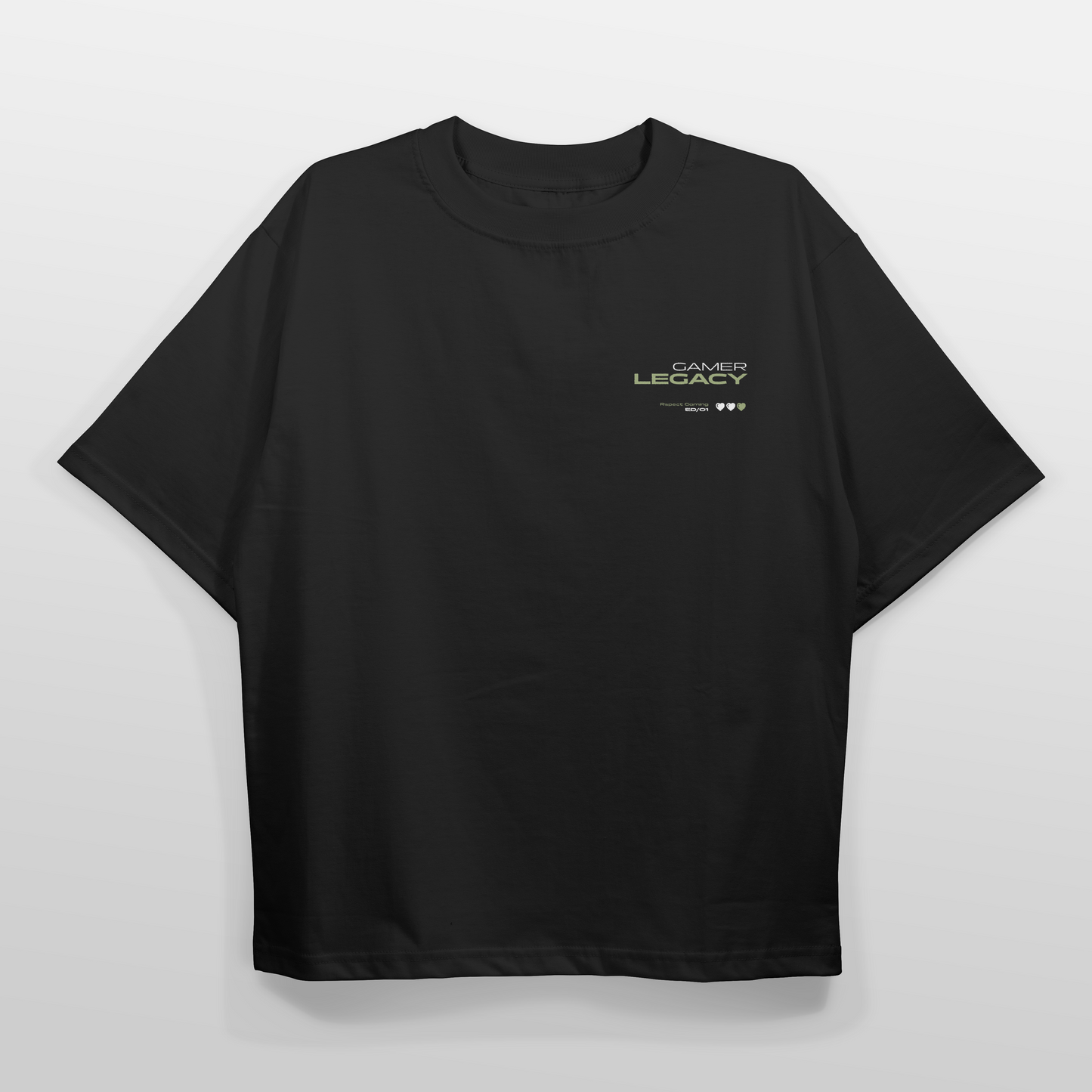 Oversize "Gamer Legacy 01" Black