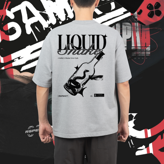 CAMISETA OVERSIZE LIQUID SNAKE
