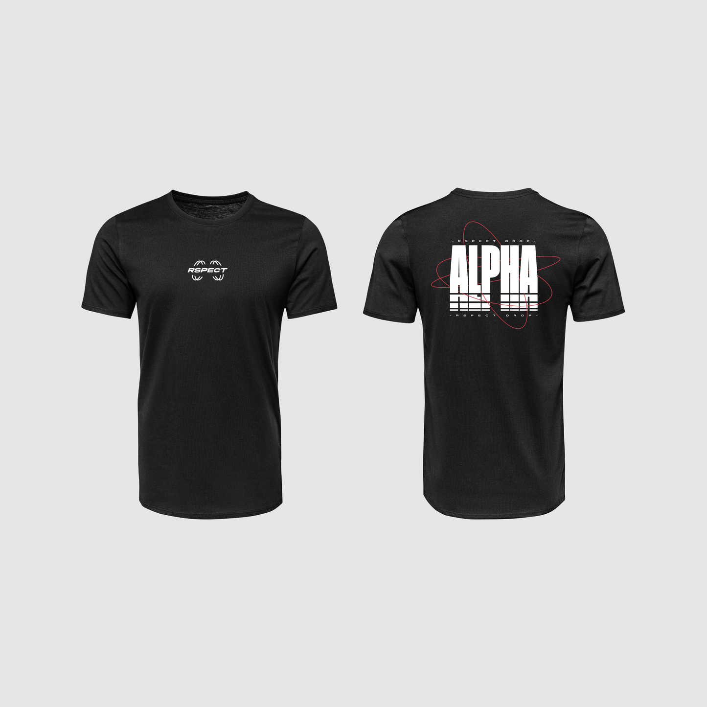 Camiseta Alpha delante y detrás rspect gaming