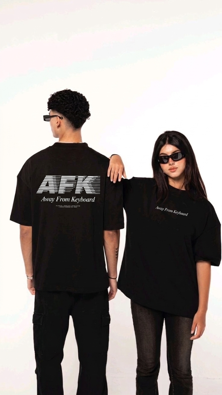 CAMISETA OVERSIZE AFK