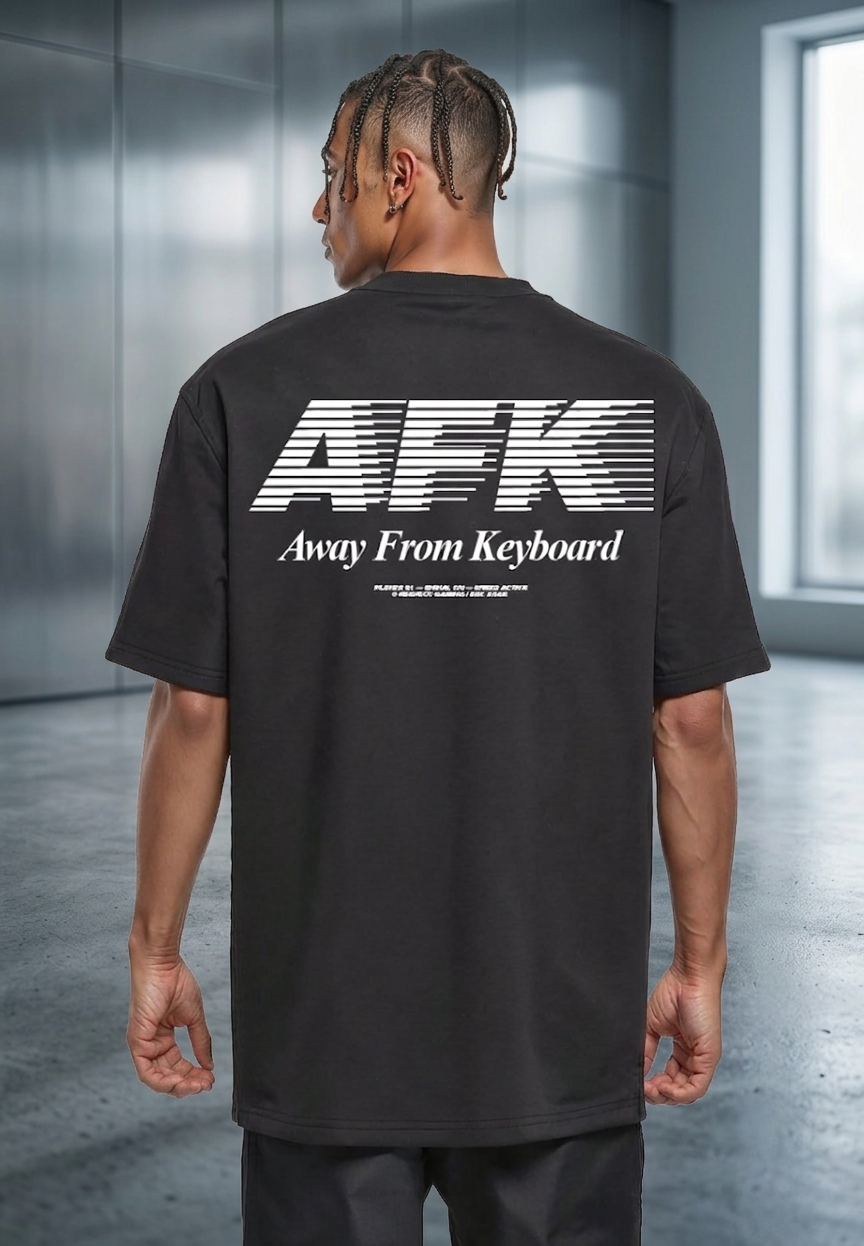 CAMISETA OVERSIZE AFK