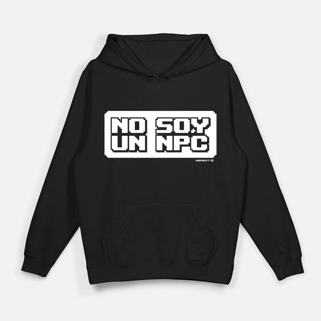 Sudadera no soy un NPC dibujo delante rspect gaming