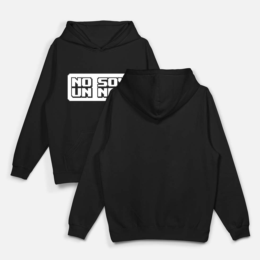 Sudadera no soy un NPC delante y detrás rspect gaming 